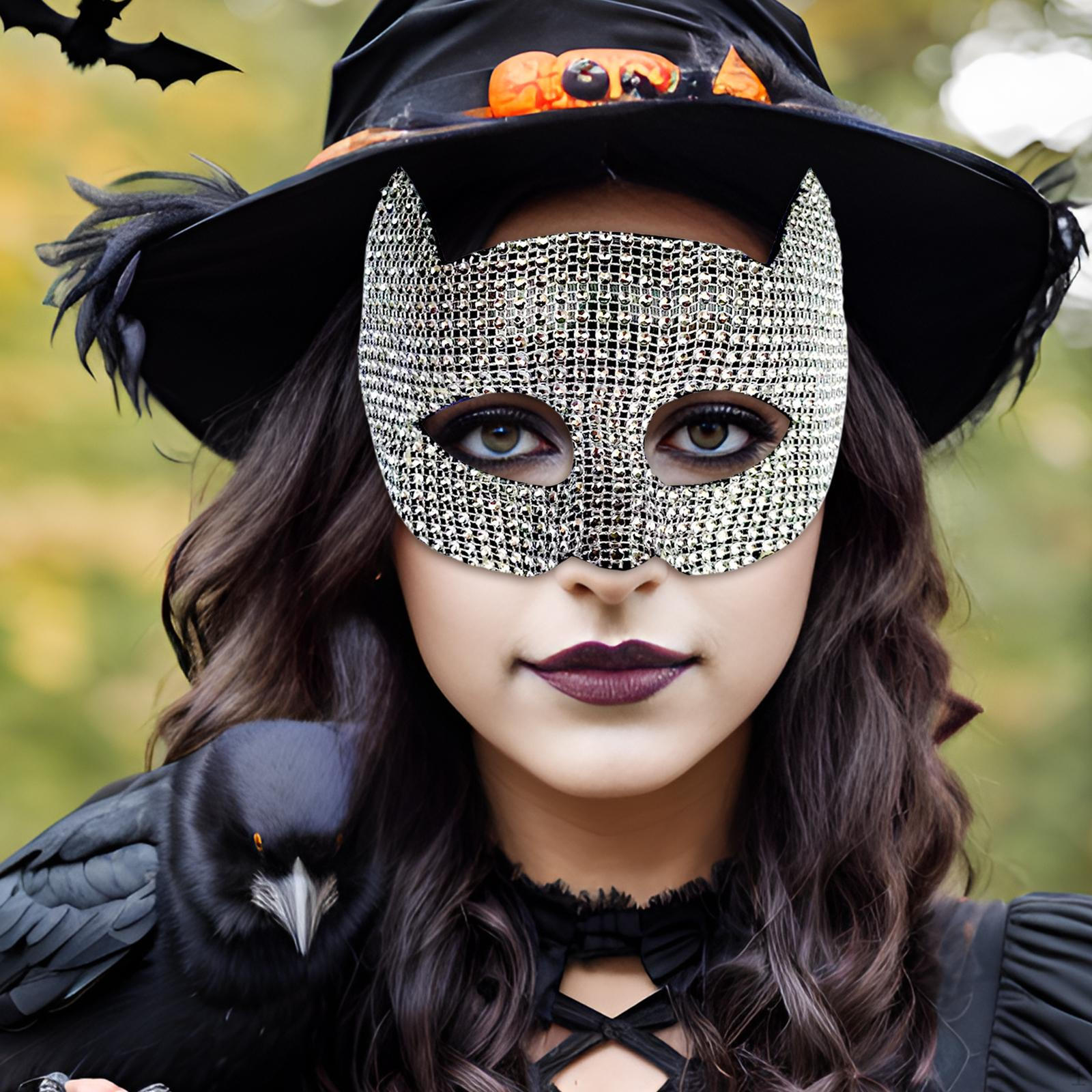 Cat Mask Animal Cosplay Clothes Decoration Dress up Eyemask Half Face for Costume срібний
Cat Mask Animal Cosplay Clothes Decoration Dress up Eyemask Half Face for Costume срібний