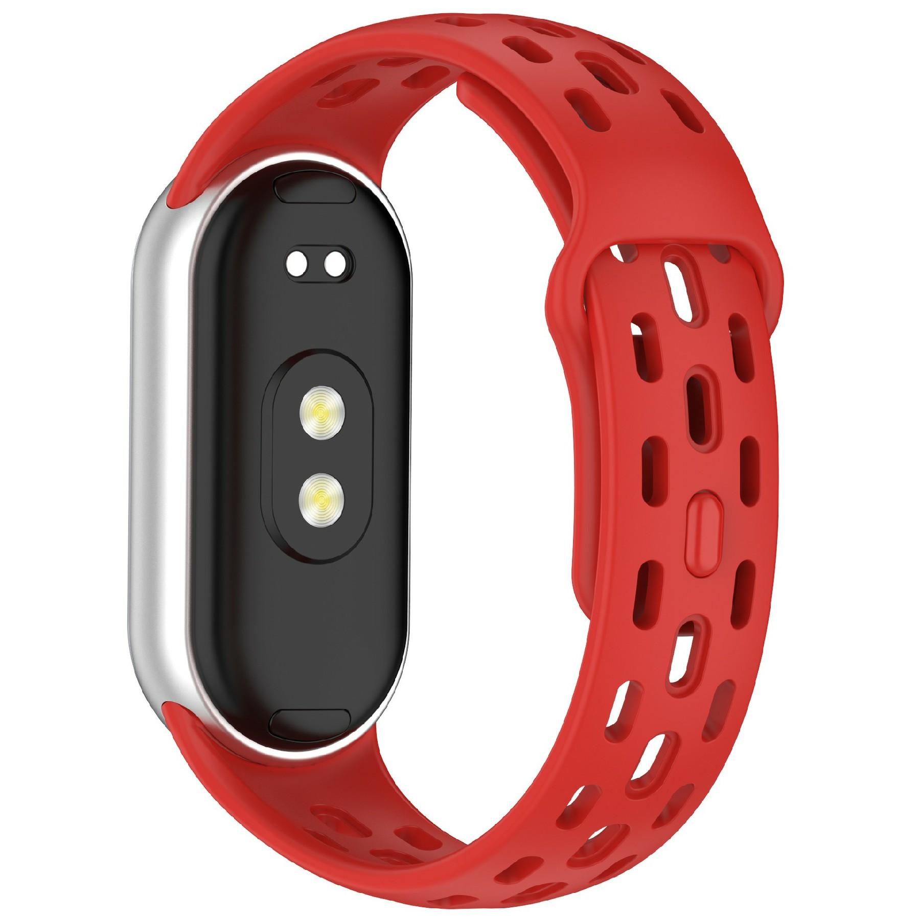 Watch Band for Xiaomi Smart Band 10/9/8 Holes Design Adjustable TPU Strap Red
Watch Band for Xiaomi Smart Band 10/9/8 Holes Design Adjustable TPU Strap Red