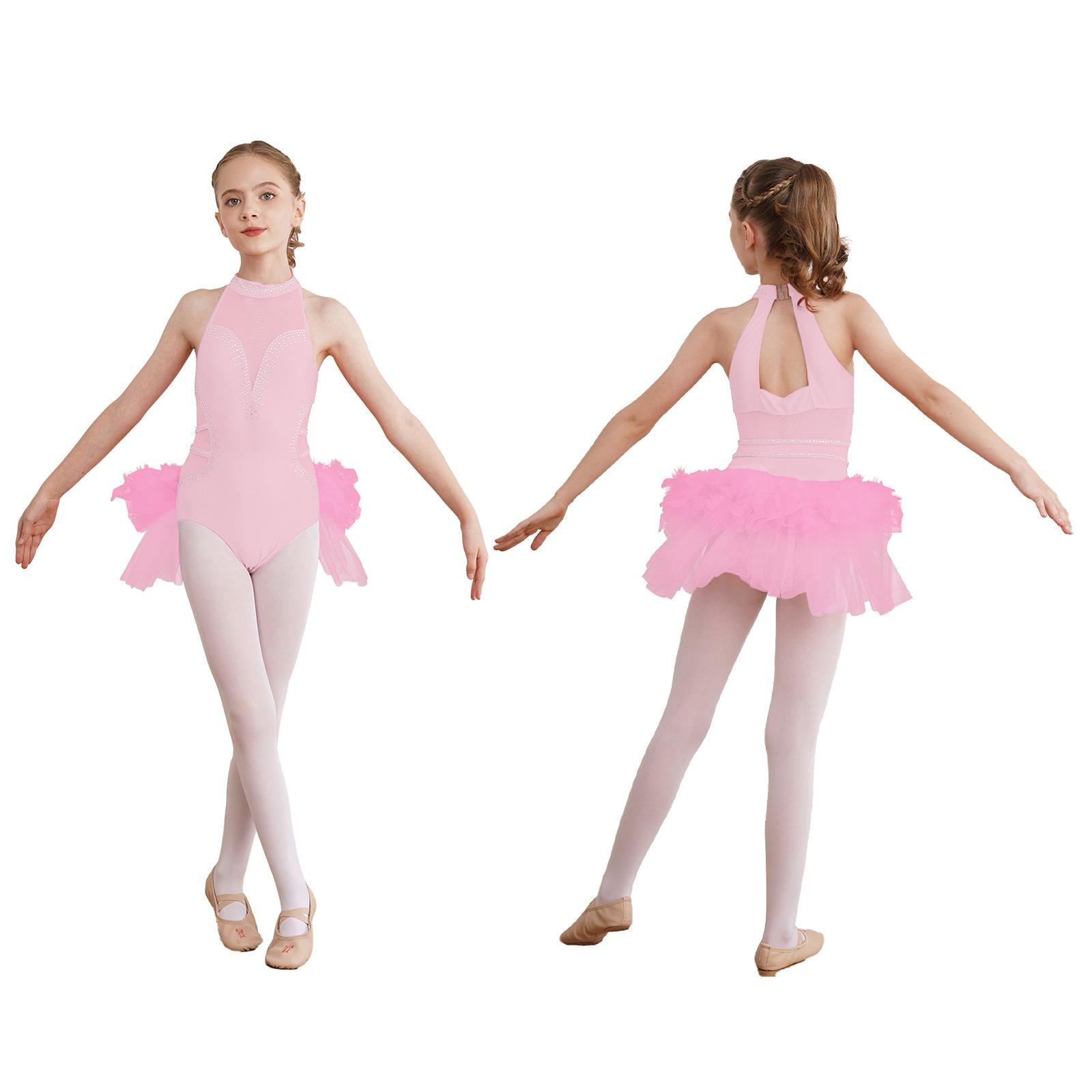 Girls Stage Outfit Sparkly Leotard with Feather Skirt for Competitions 5-6 Years білий
Girls Stage Outfit Sparkly Leotard with Feather Skirt for Competitions 5-6 Years білий