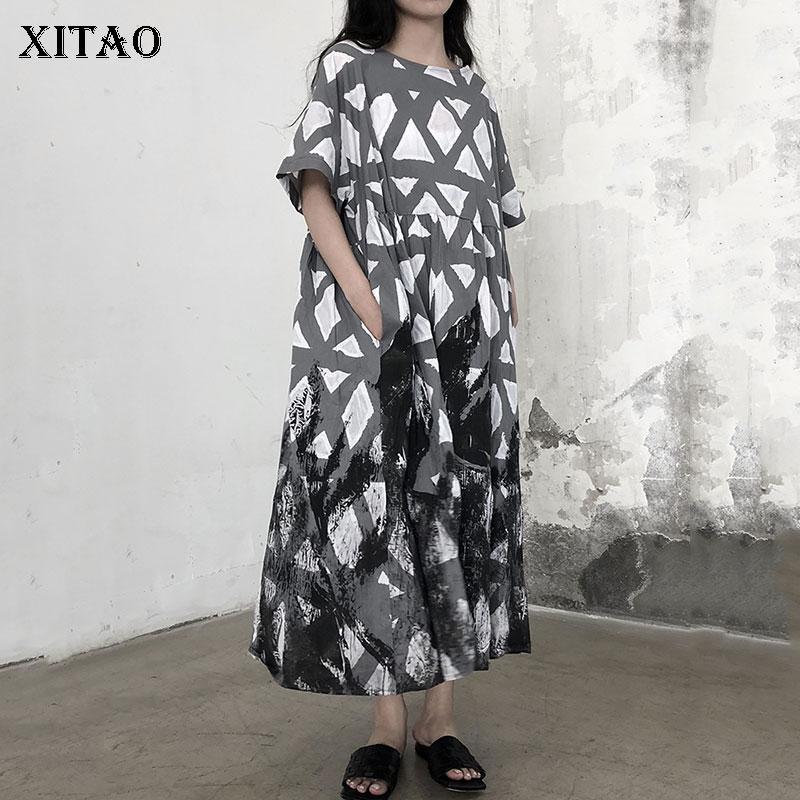 Платье с рисунком XITAO, новый модный женский пуловер в клетку, маленькое свежее повседневное свободное платье WMD1121
Платье с рисунком XITAO, новый модный женский пуловер в клетку, маленькое свежее повседневное свободное платье WMD1121