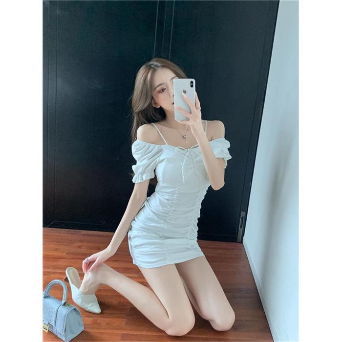 French square neck bubble sleeves white dress for women, small man, waist and thin, pure desire Spice girl style hip-wrapped short skirt 2XL білий
French square neck bubble sleeves white dress for women, small man, waist and thin, pure desire Spice girl style hip-wrapped short skirt 2XL білий