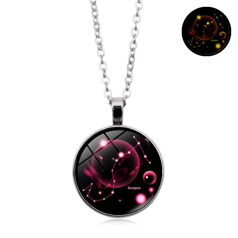 Glowing Zodiac Constellation Gemstone Pendant Necklace Vintage Versatile Sweater Chain Jewelry Accessory
Glowing Zodiac Constellation Gemstone Pendant Necklace Vintage Versatile Sweater Chain Jewelry Accessory