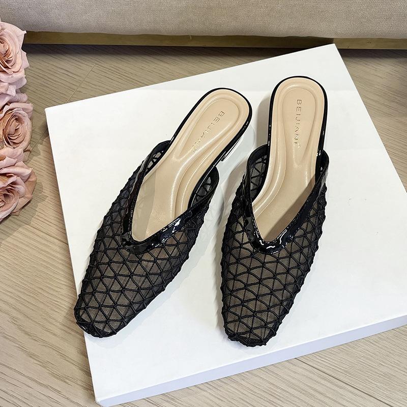 Плетеные сетчатые полые сандалии с квадратным носком и полушлепанцы для женщин, новый нежный темперамент 35 чёрный
Плетеные сетчатые полые сандалии с квадратным носком и полушлепанцы для женщин, новый нежный темперамент 35 чёрный