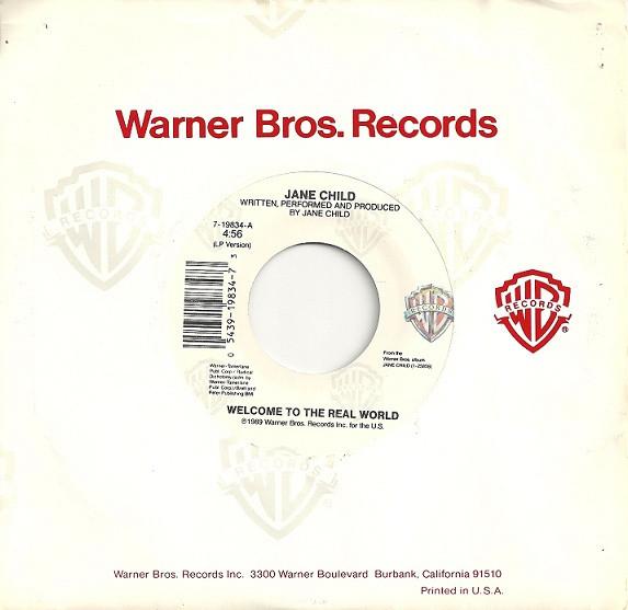 7inch Record JANE CHILD Welcome To The Real World 719834 Warner Bros. Re 1989 US Rap HipHopRB Used
7inch Record JANE CHILD Welcome To The Real World 719834 Warner Bros. Re 1989 US Rap HipHopRB Used