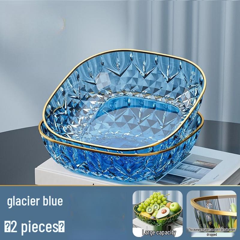 Crystal Fruit Plate for Living Room Coffee Table
Crystal Fruit Plate for Living Room Coffee Table