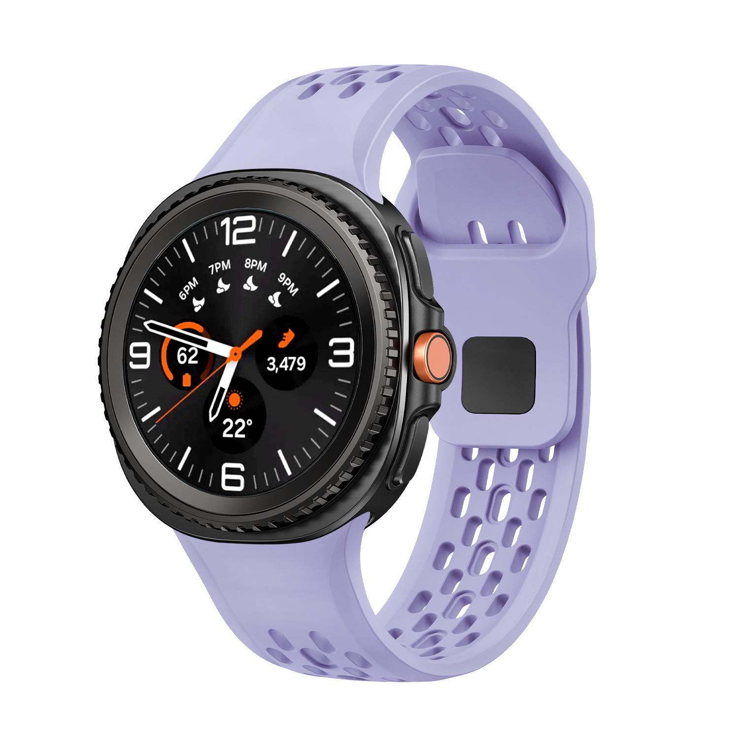 Совместимый черный перфорированный силиконовый ремешок для Samsung Galaxy Watch8/8 Classic Samsung
Совместимый черный перфорированный силиконовый ремешок для Samsung Galaxy Watch8/8 Classic Samsung