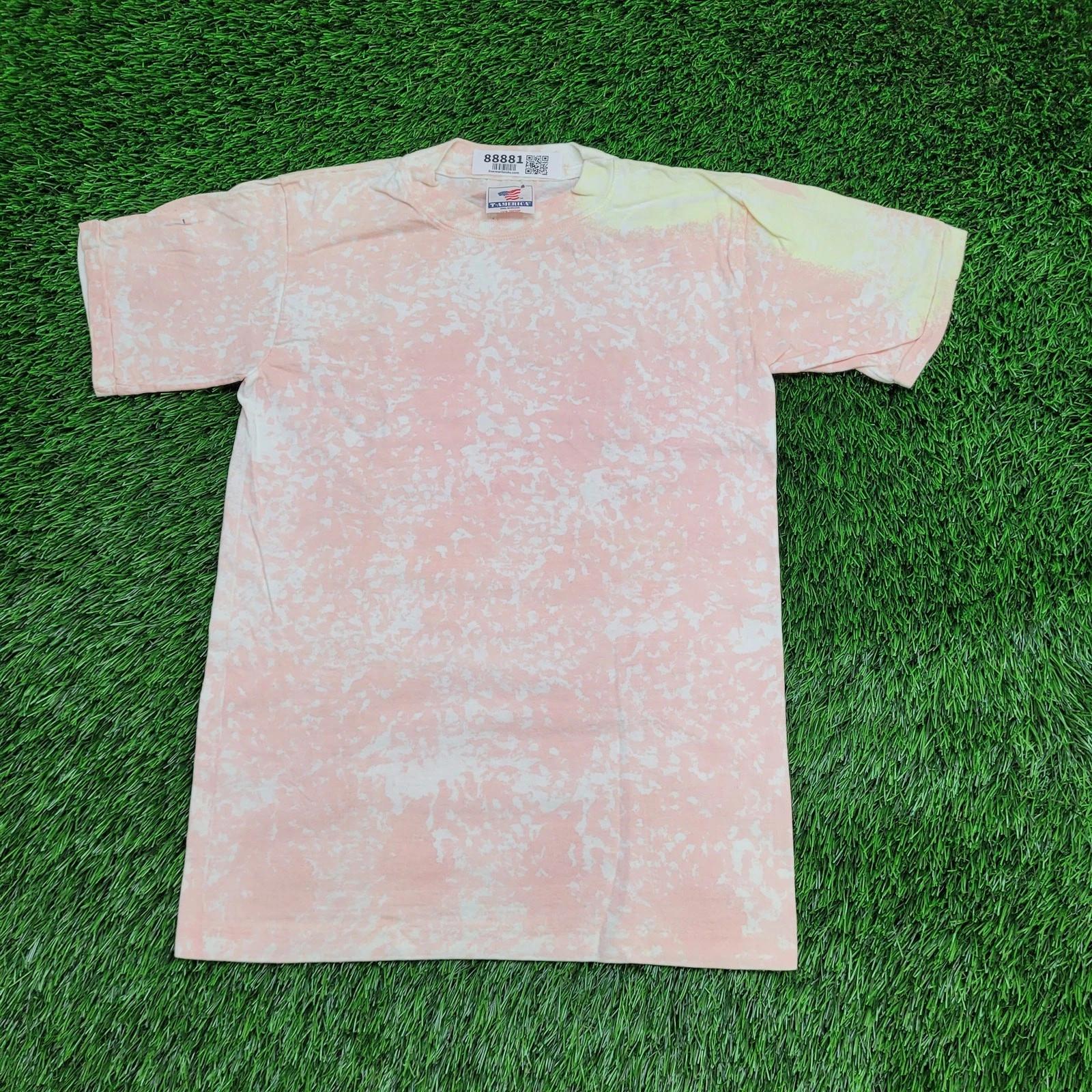 VTG 90s Pink and Yellow Bleached Tie-Dye T-Shirt Mens XS Pastel Single-Stitch S
VTG 90s Pink and Yellow Bleached Tie-Dye T-Shirt Mens XS Pastel Single-Stitch S