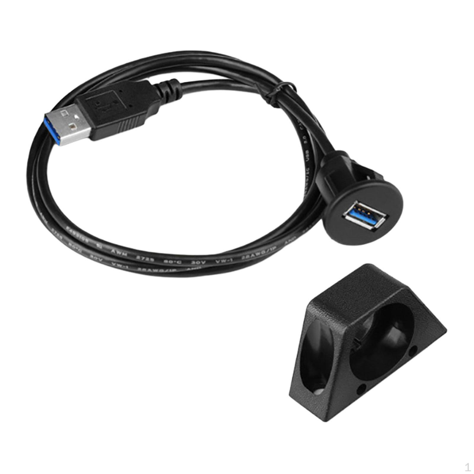 Car Mount Flush Cable Extension Boats USB 3.0 Male to Female Motorcycles Auto Accessory
Car Mount Flush Cable Extension Boats USB 3.0 Male to Female Motorcycles Auto Accessory