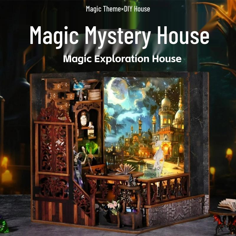 Magic Discovery DIY Light Painting Cabin Bookend Puzzle - Handmade Building Blocks Model
Magic Discovery DIY Light Painting Cabin Bookend Puzzle - Handmade Building Blocks Model