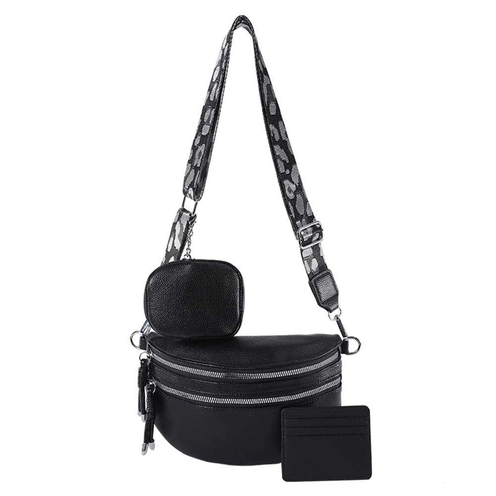 Женская нагрудная сумка из искусственной кожи, модная сумка через плечо с небольшой сумкой и сумкой для карт, стильная сумка на плечо, мягкая поясная сумка с двойной молнией, сумка-саквояж
Женская нагрудная сумка из искусственной кожи, модная сумка через плечо с небольшой сумкой и сумкой для карт, стильная сумка на плечо, мягкая поясная сумка с двойной молнией, сумка-саквояж