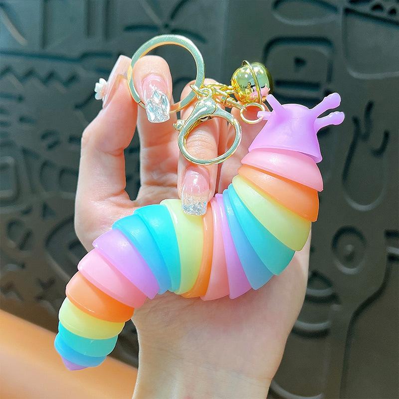 Cute Fidget Slug Keychain Toys 3D Articulated Stretch Caterpillar Sensory Stress Relief Flexible Keyring Bag Phone Pendent Charm
Cute Fidget Slug Keychain Toys 3D Articulated Stretch Caterpillar Sensory Stress Relief Flexible Keyring Bag Phone Pendent Charm