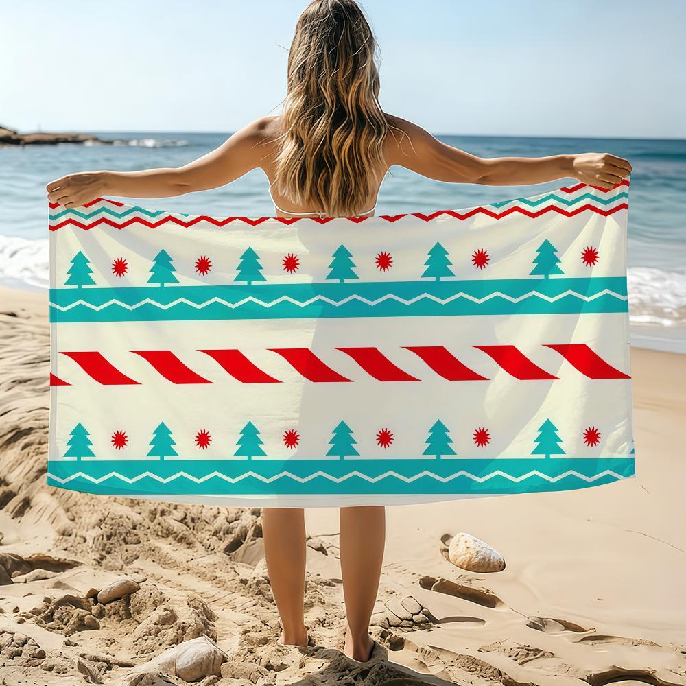 Cartoon Christmas Pattern Towel Beach Towel Oversized Quick Dry Towel Absorbent Soft Swim BeachTowels for Men Women W30*H60(CM)
Cartoon Christmas Pattern Towel Beach Towel Oversized Quick Dry Towel Absorbent Soft Swim BeachTowels for Men Women W30*H60(CM)
