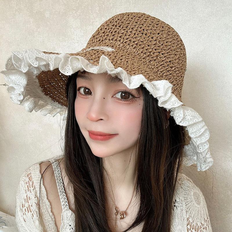 Straw hat women s summer sweet big brim handwoven sun hat outdoor seaside vacation sun hat M(56-58cm)
Straw hat women s summer sweet big brim handwoven sun hat outdoor seaside vacation sun hat M(56-58cm)