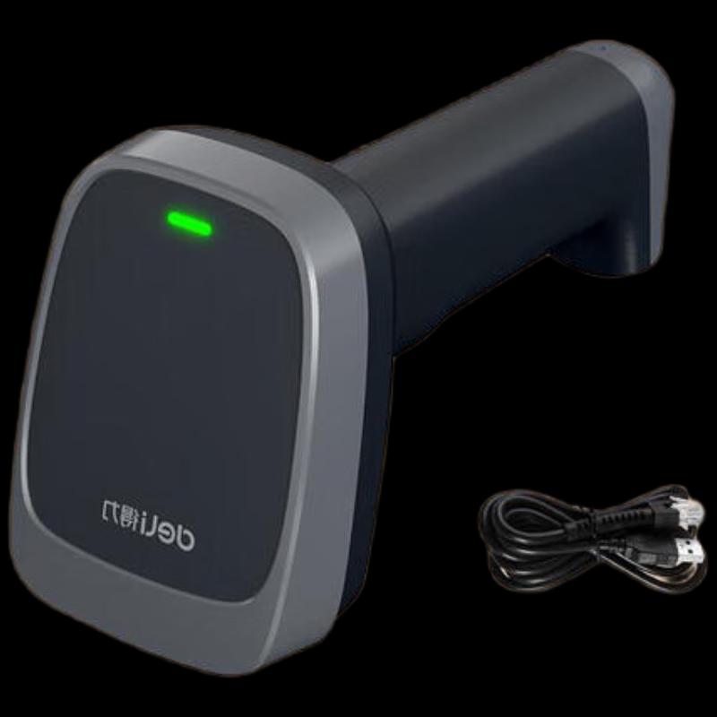 Deli 1D Wired Laser Barcode Scanner with Charging Base
Deli 1D Wired Laser Barcode Scanner with Charging Base