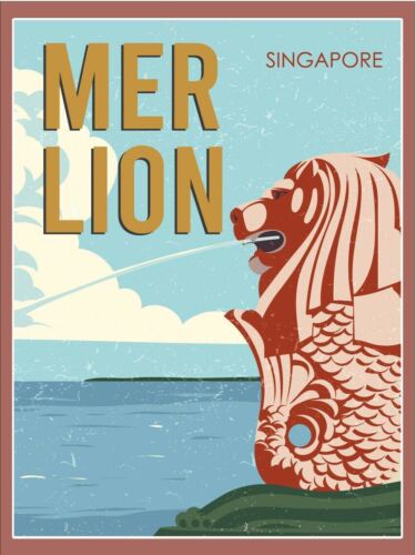 Singapore Merlion Plaque Vintage Retro Metal SignAluminum 20x30cm(7.8x11.8inch)
Singapore Merlion Plaque Vintage Retro Metal SignAluminum 20x30cm(7.8x11.8inch)