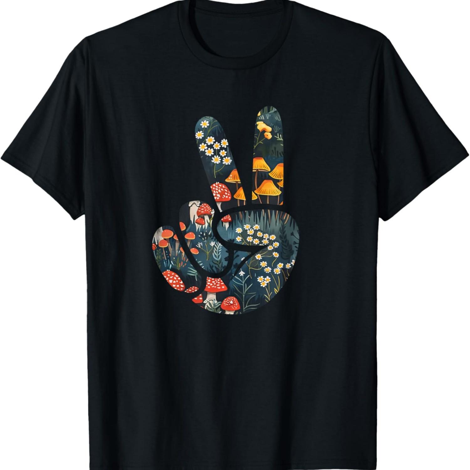 Natural Silhouette Forest Meadow Cottagecore Peace Sign Hand T-Shirt(86) XXXXXL чорний
Natural Silhouette Forest Meadow Cottagecore Peace Sign Hand T-Shirt(86) XXXXXL чорний