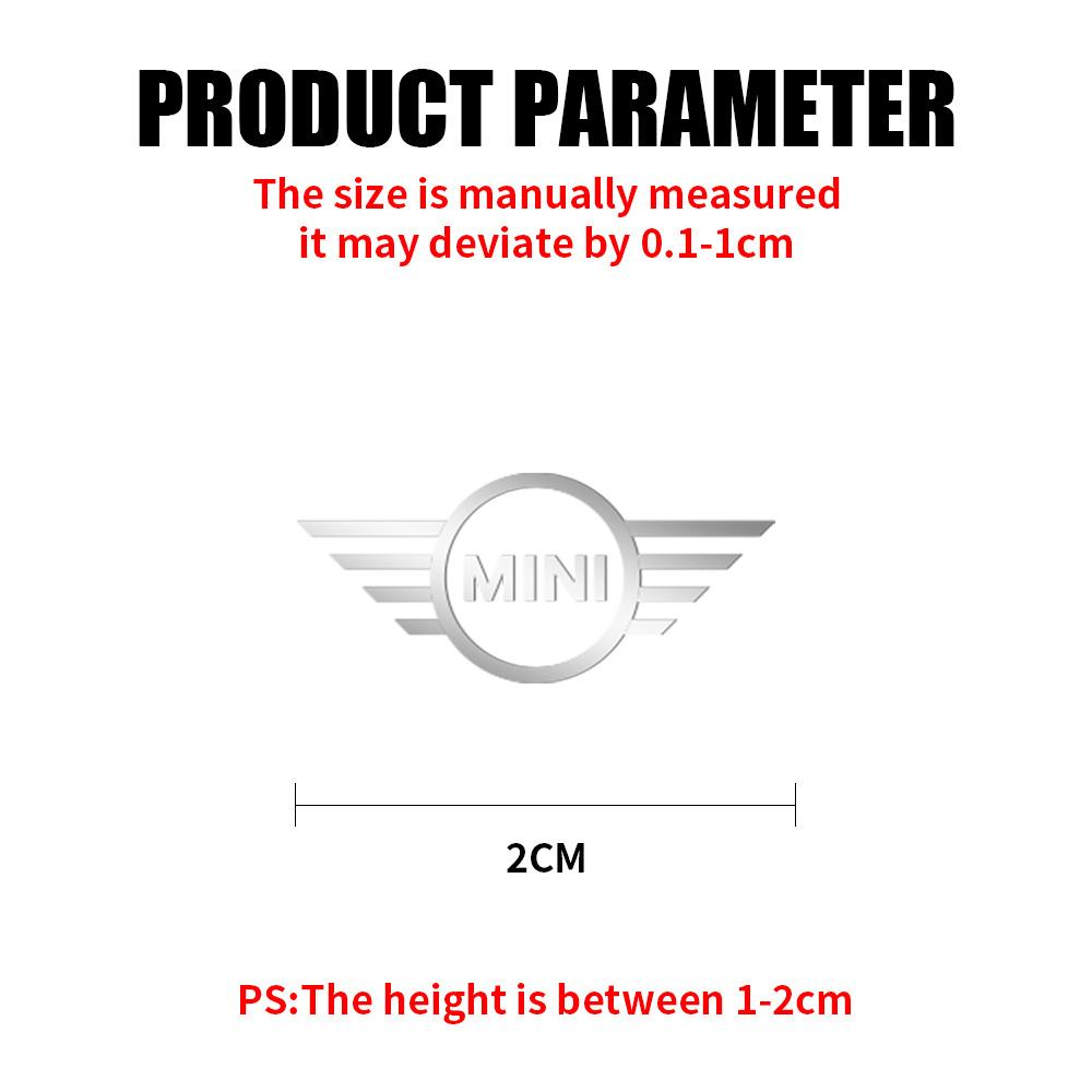 3D Nickel Metal Car Logo Sticker Badge Decoration Accessories Auto Styling For MINI Cooper JCW WORKS R55 R56 F55 F56 R57 R58 R59 5PCS
3D Nickel Metal Car Logo Sticker Badge Decoration Accessories Auto Styling For MINI Cooper JCW WORKS R55 R56 F55 F56 R57 R58 R59 5PCS