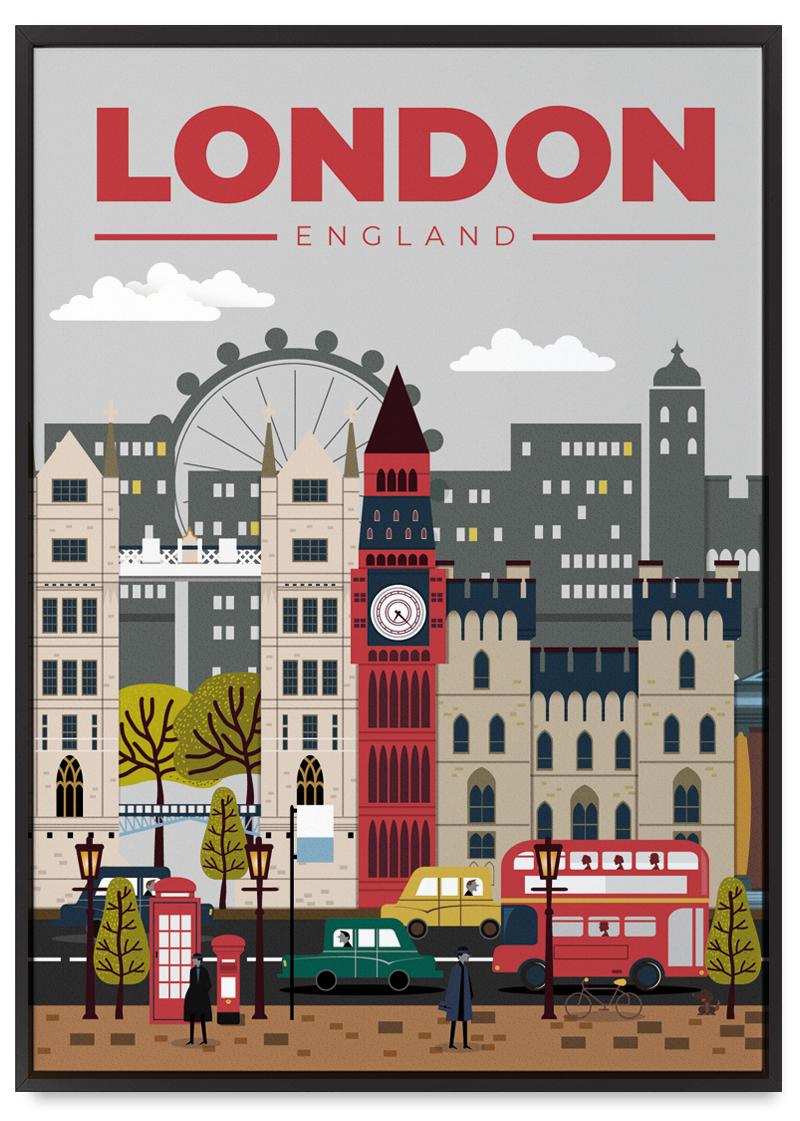 Плакат Лондон ілюстрація 21x30 cm
Плакат Лондон ілюстрація 21x30 cm