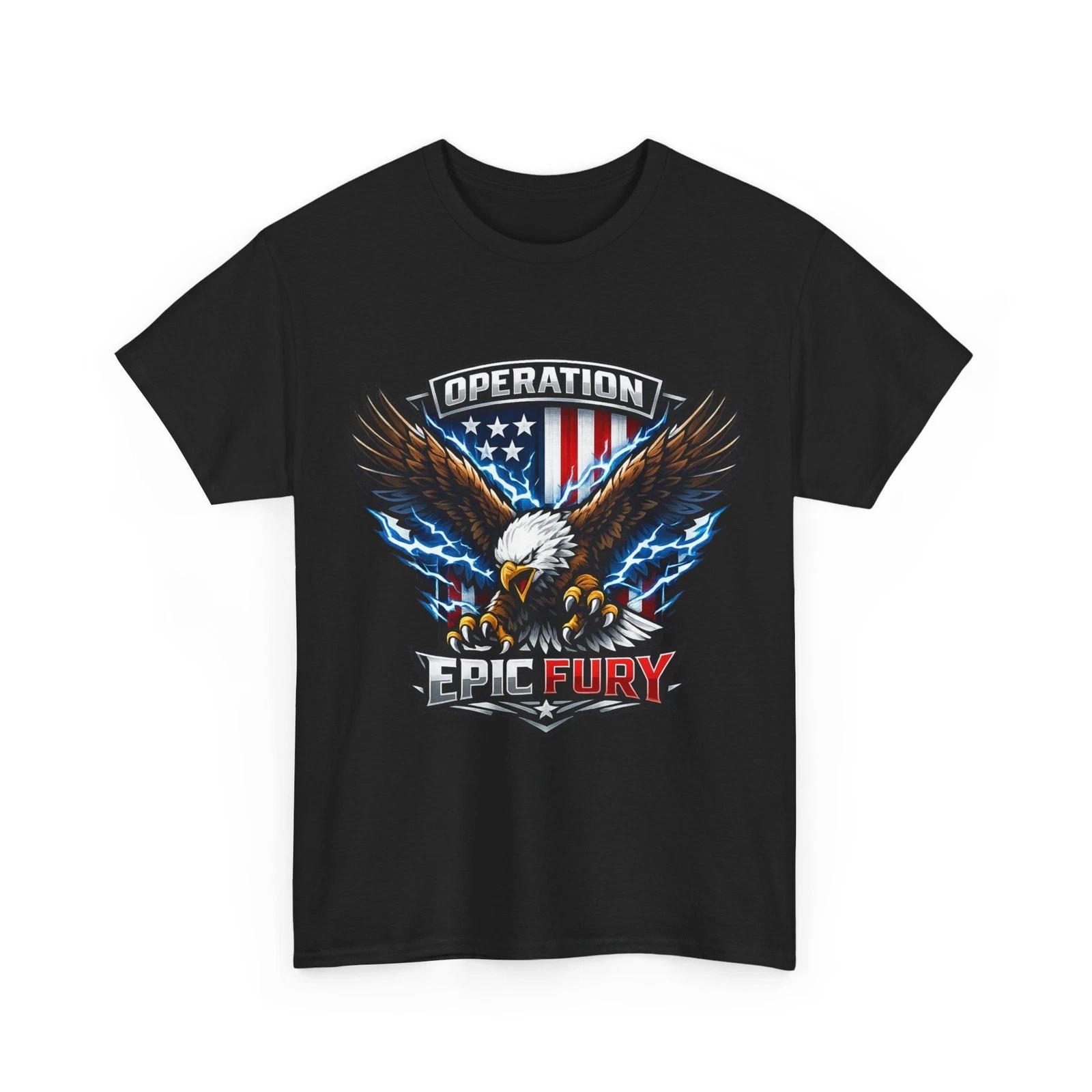 Operation Epic Fury Shirt, USA Flag Eagle T-Shirt 3XL
Operation Epic Fury Shirt, USA Flag Eagle T-Shirt 3XL