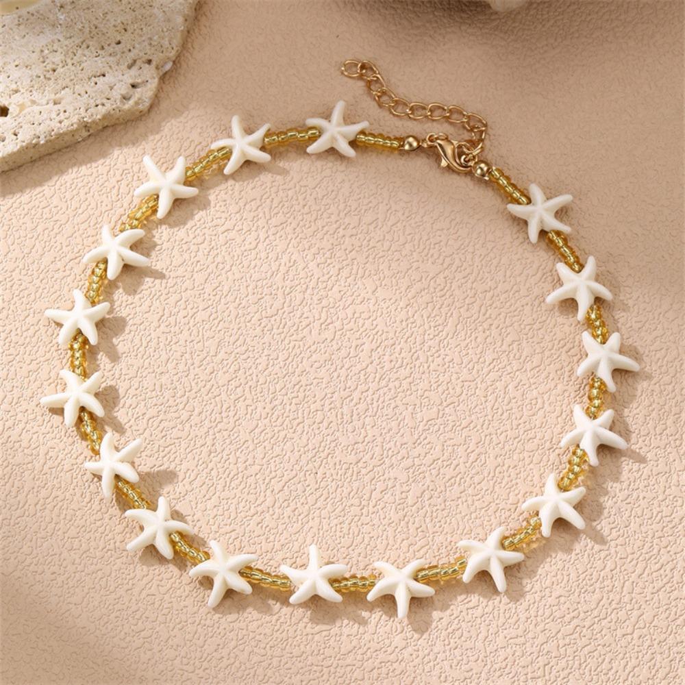 with Starfish Beach Boho Necklace Textured Strands Choker New Shell Necklace for Women Girls Style 02
with Starfish Beach Boho Necklace Textured Strands Choker New Shell Necklace for Women Girls Style 02