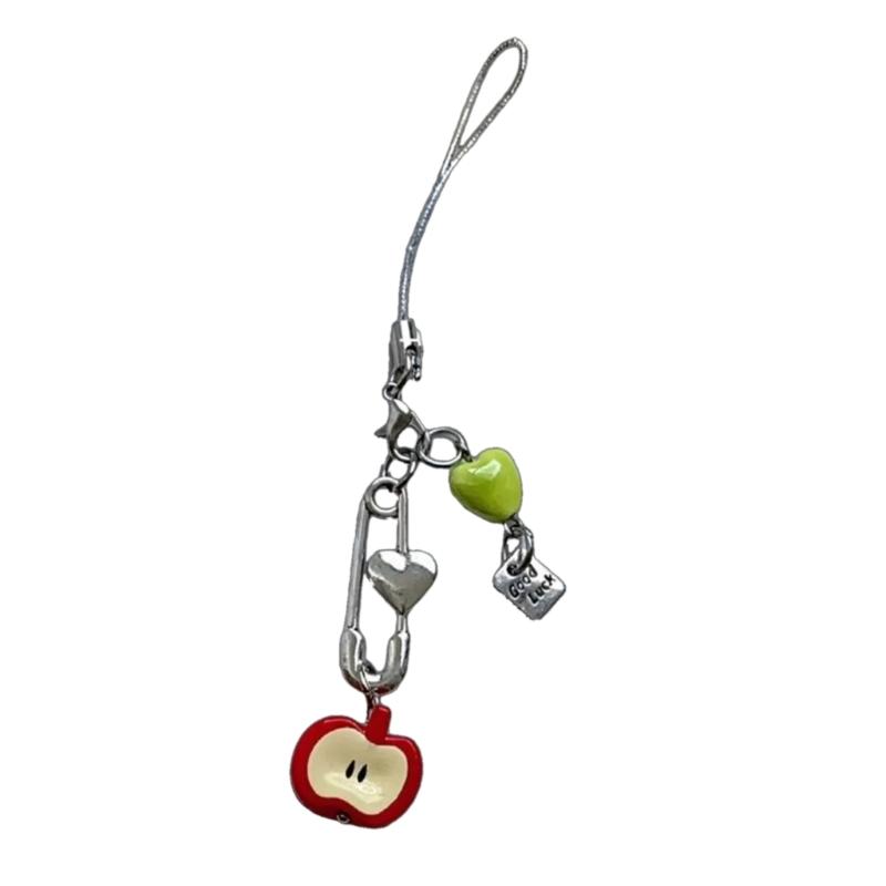 Handmade 3D Fruit Phone Charm Resin Beaded Keychain Fashion Bag Accessory Suitable for Phone and Schoolbag Bag and Key
Handmade 3D Fruit Phone Charm Resin Beaded Keychain Fashion Bag Accessory Suitable for Phone and Schoolbag Bag and Key