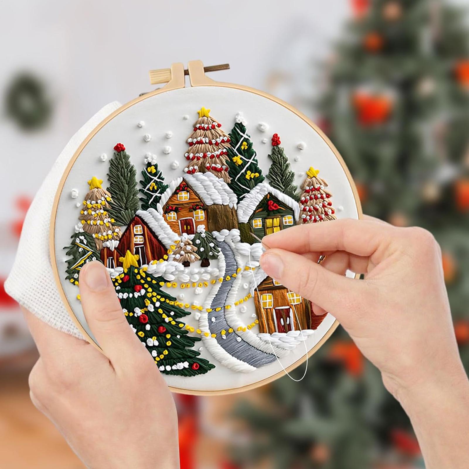Christmas Embroidery Kit Hand Embroidery Kit Christmas Decorations Embroidery Kit creative handmade needlework kit Home Decor China Mainland
Christmas Embroidery Kit Hand Embroidery Kit Christmas Decorations Embroidery Kit creative handmade needlework kit Home Decor China Mainland