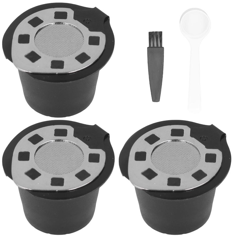 Includes Spoon Brush Stainless Steel Coffee Filter Replacement Capsules Coffee Machine Use
Includes Spoon Brush Stainless Steel Coffee Filter Replacement Capsules Coffee Machine Use