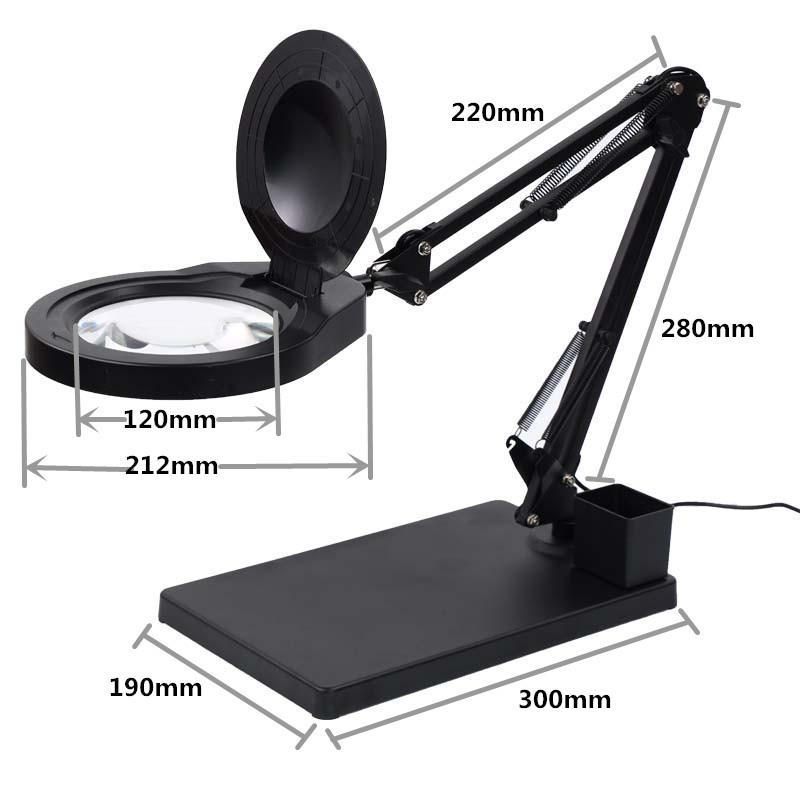 Desktop Magnifying Glass with 80 Led Lights, Adjustable Brightness for Reading, Mobile Phone Maintenance, Clock Inspection 10x 20x білий
Desktop Magnifying Glass with 80 Led Lights, Adjustable Brightness for Reading, Mobile Phone Maintenance, Clock Inspection 10x 20x білий