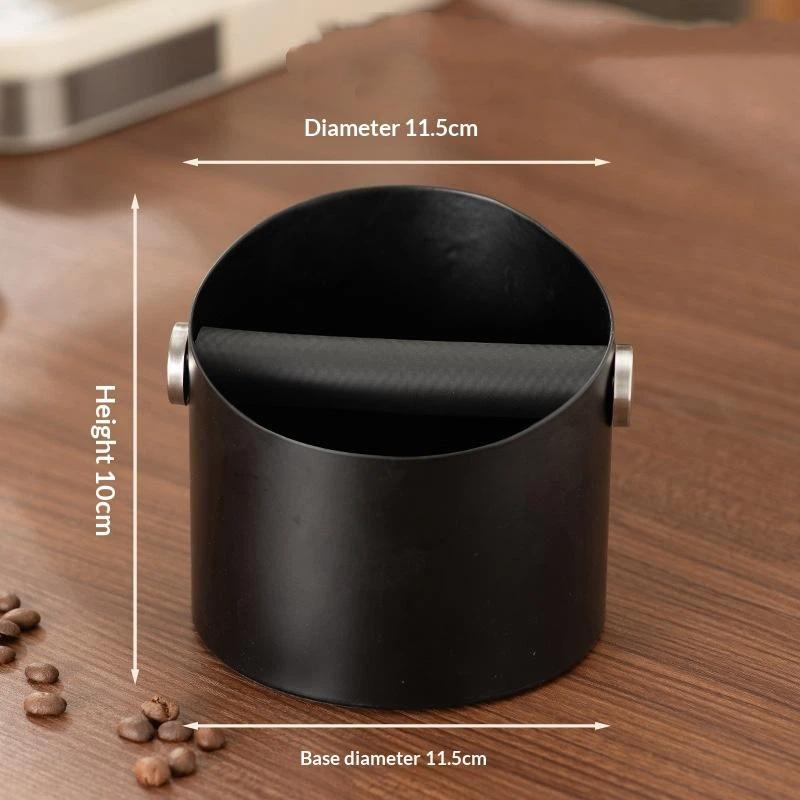 Coffee Knock Box Espresso Grounds Container Anti Slip Espresso Dump Bin Grind Barista Goods Cafe Bar Accessories+ чорний
Coffee Knock Box Espresso Grounds Container Anti Slip Espresso Dump Bin Grind Barista Goods Cafe Bar Accessories+ чорний