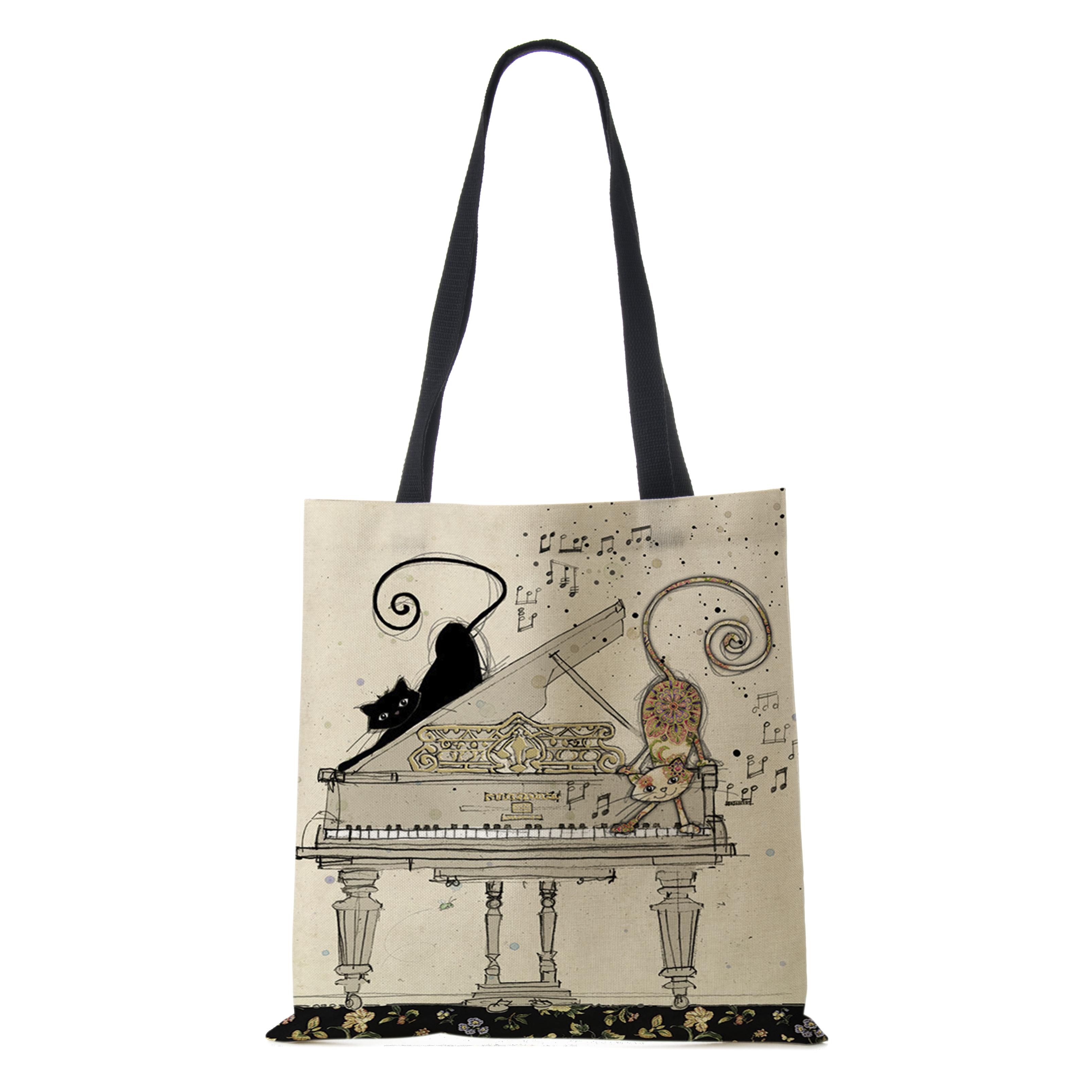 Женские льняные сумки с кошачьим принтом, повседневные дорожные пляжные подарочные пакеты
Женские льняные сумки с кошачьим принтом, повседневные дорожные пляжные подарочные пакеты