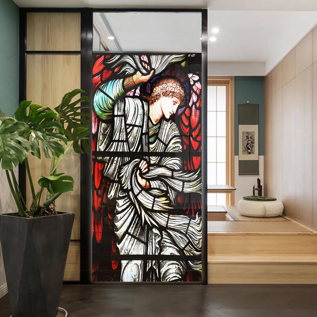 Church Stained Glass Decals Window Film Privacy Heat Insulation and Anti UV Blocking Static Cling Window Sticker for Home J37 (as the picture,40x100cm WxH)
Church Stained Glass Decals Window Film Privacy Heat Insulation and Anti UV Blocking Static Cling Window Sticker for Home J37 (as the picture,40x100cm WxH)