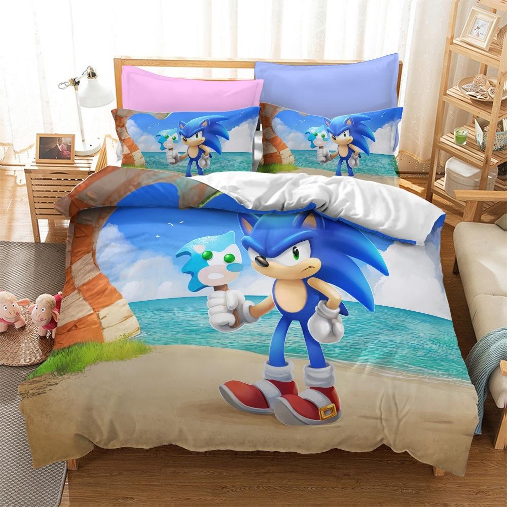 Набір постільної білизни з трьох предметів серії Sonic AU Queen 210x210cm
Набір постільної білизни з трьох предметів серії Sonic AU Queen 210x210cm