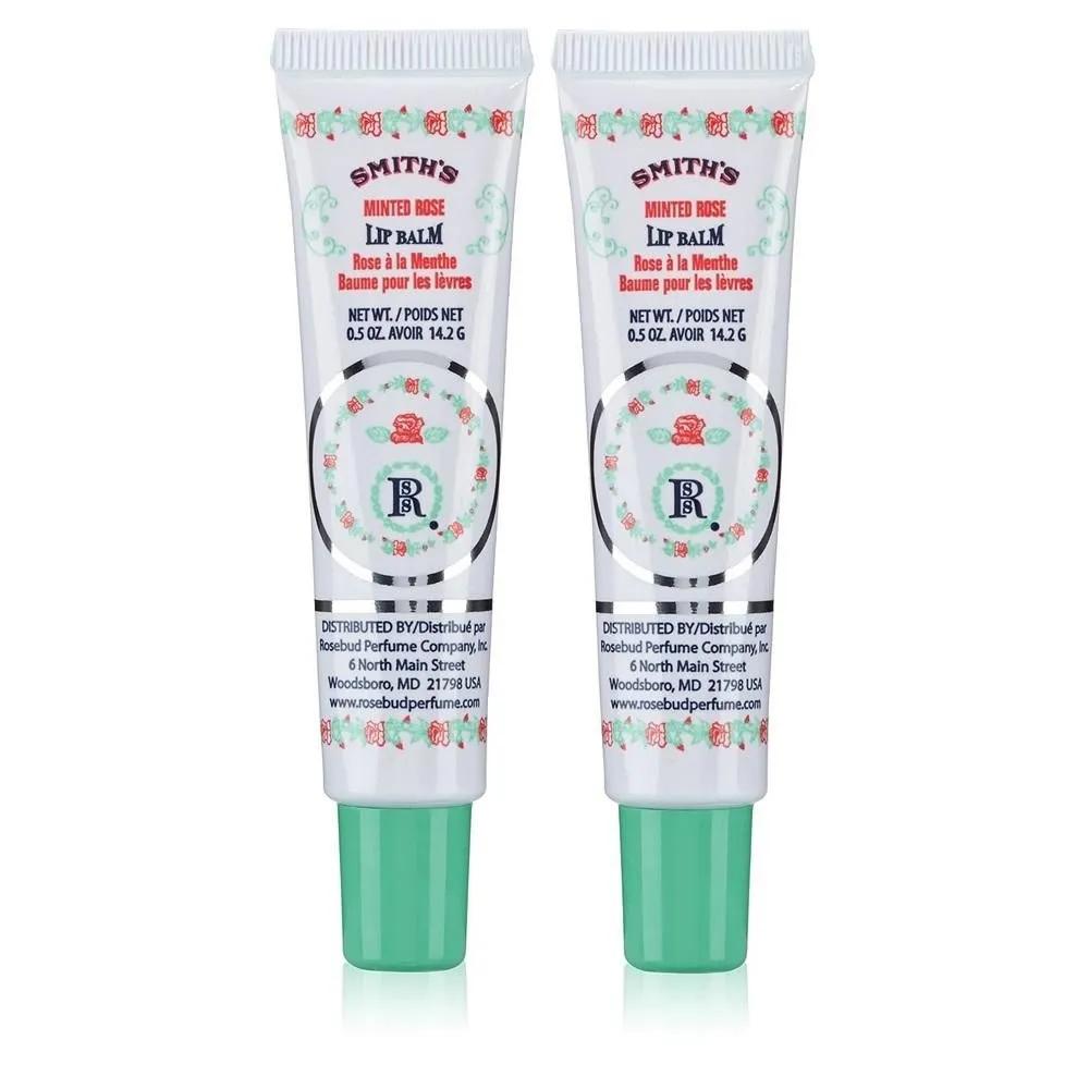 Rosebud Perfume Company Lip Balm 14ml 2-Pack Minted Rose Smiths Rosebud Perfume Company Co. Minted Rose Lip Balm in a Tube
Rosebud Perfume Company Lip Balm 14ml 2-Pack Minted Rose Smiths Rosebud Perfume Company Co. Minted Rose Lip Balm in a Tube