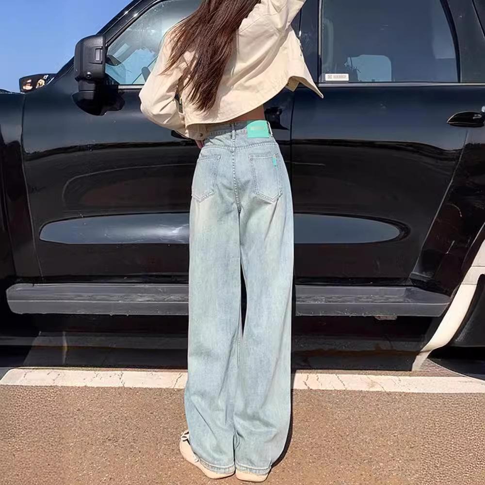 Women s High Waist Light Color Wide Leg Jeans, 2025 Spring/Summer Collection, Pear Shape Design, Floor-Length S (83-93 jin)
Women s High Waist Light Color Wide Leg Jeans, 2025 Spring/Summer Collection, Pear Shape Design, Floor-Length S (83-93 jin)