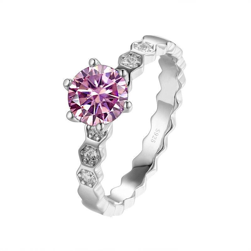 BagueRingen Classic Six Claw 1 карат каблучка з муассанітом Жіночі весільні прикраси S925 Sterling Silver Plated 950 Корейський модний подарунок 9 рожевий
BagueRingen Classic Six Claw 1 карат каблучка з муассанітом Жіночі весільні прикраси S925 Sterling Silver Plated 950 Корейський модний подарунок 9 рожевий