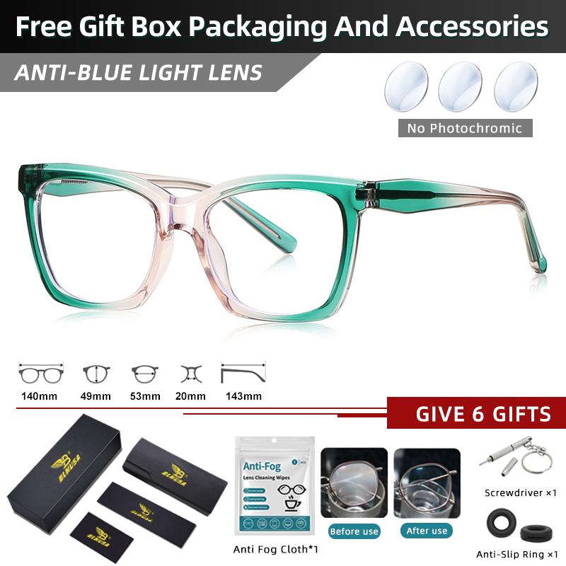 BLMUSA Модные очки для чтения женские с большими квадратными оправами «кошачий глаз», фотохромные, для близорукости, дальнозоркости, рецептурные, с возможностью индивидуальной настройки 0 Frame
BLMUSA Модные очки для чтения женские с большими квадратными оправами «кошачий глаз», фотохромные, для близорукости, дальнозоркости, рецептурные, с возможностью индивидуальной настройки 0 Frame