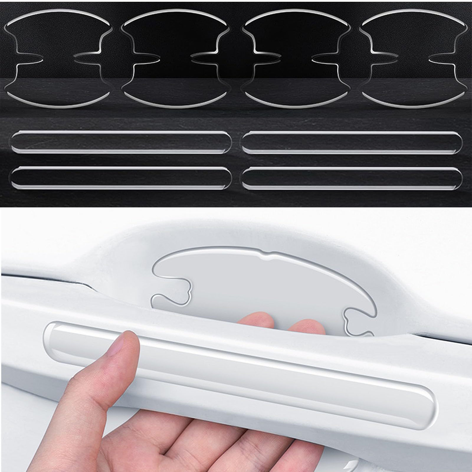 Door Handle Protector, Set of 8 Car Parts, Anti-Scratch, Waterproof, Easy Installation, Door Knob,
Door Handle Protector, Set of 8 Car Parts, Anti-Scratch, Waterproof, Easy Installation, Door Knob,