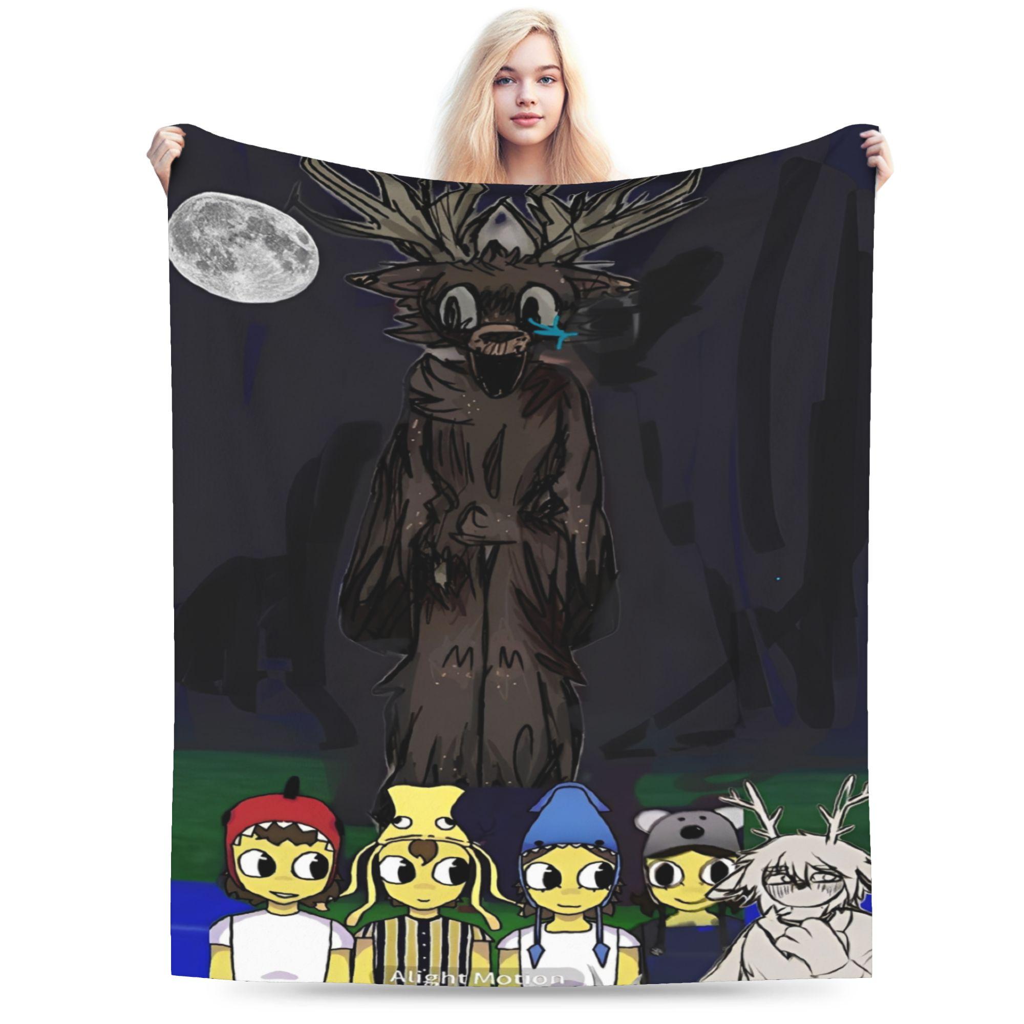 Soft Warm Blanket Camping 99 Nights in the Forest Throw Blanket Video Games Flannel Bedspread For Couch Chair Sofa Bed Cover 75x90cm
Soft Warm Blanket Camping 99 Nights in the Forest Throw Blanket Video Games Flannel Bedspread For Couch Chair Sofa Bed Cover 75x90cm