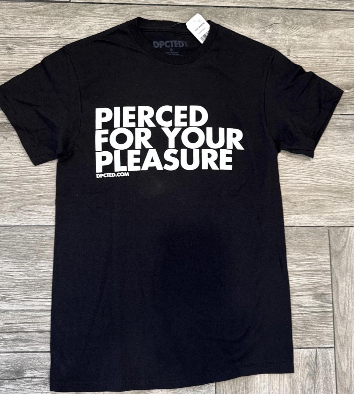 Pierced for Your Pleasure Vintage DPCTED Tee NEW OLD STOCK T-Shirt Size Small 4XL
Pierced for Your Pleasure Vintage DPCTED Tee NEW OLD STOCK T-Shirt Size Small 4XL