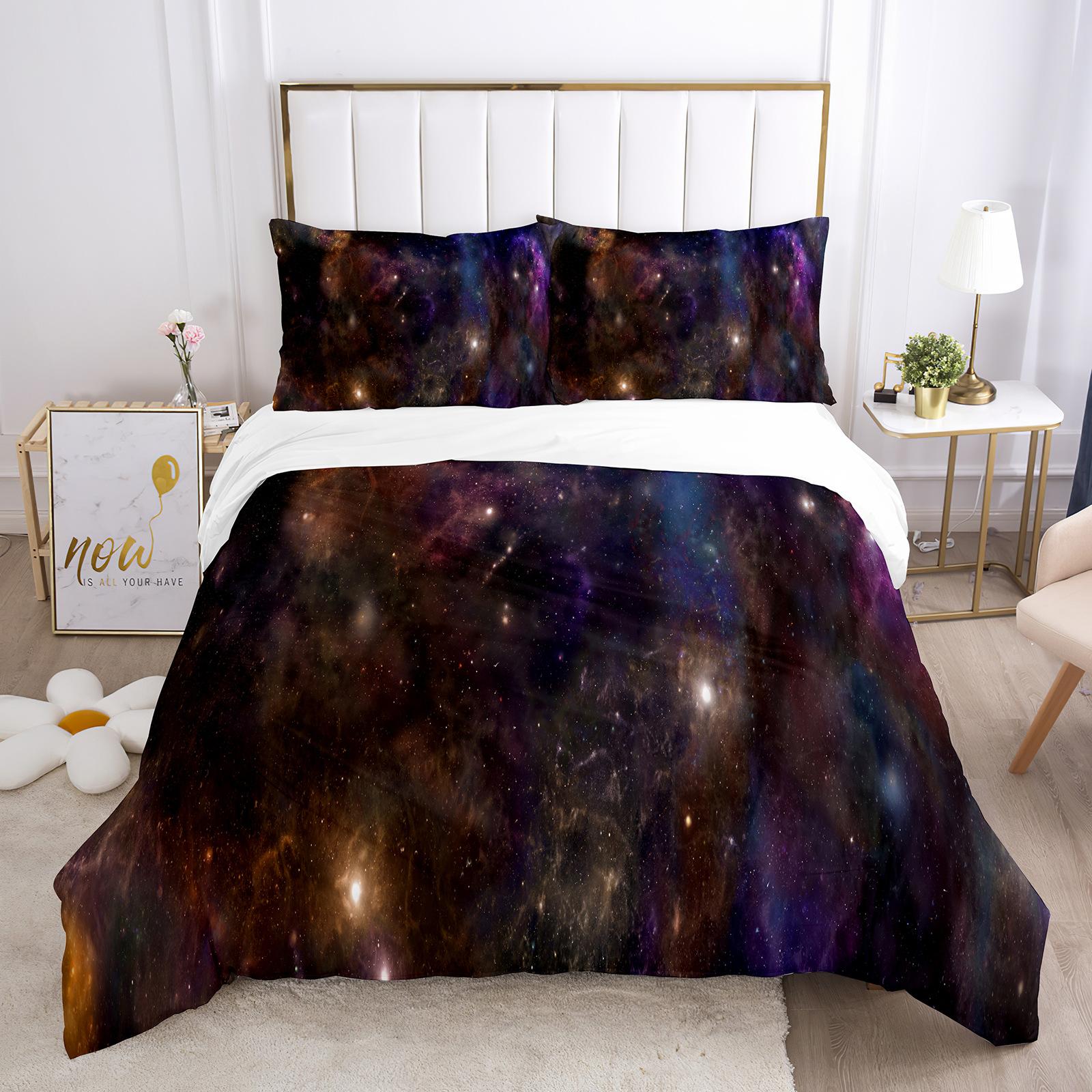 Galaxy Duvet Cover King 3D Space Themed Bedding Set Microfiber Soft 3pcs Universe Pattern EU single(135x200cm)
Galaxy Duvet Cover King 3D Space Themed Bedding Set Microfiber Soft 3pcs Universe Pattern EU single(135x200cm)
