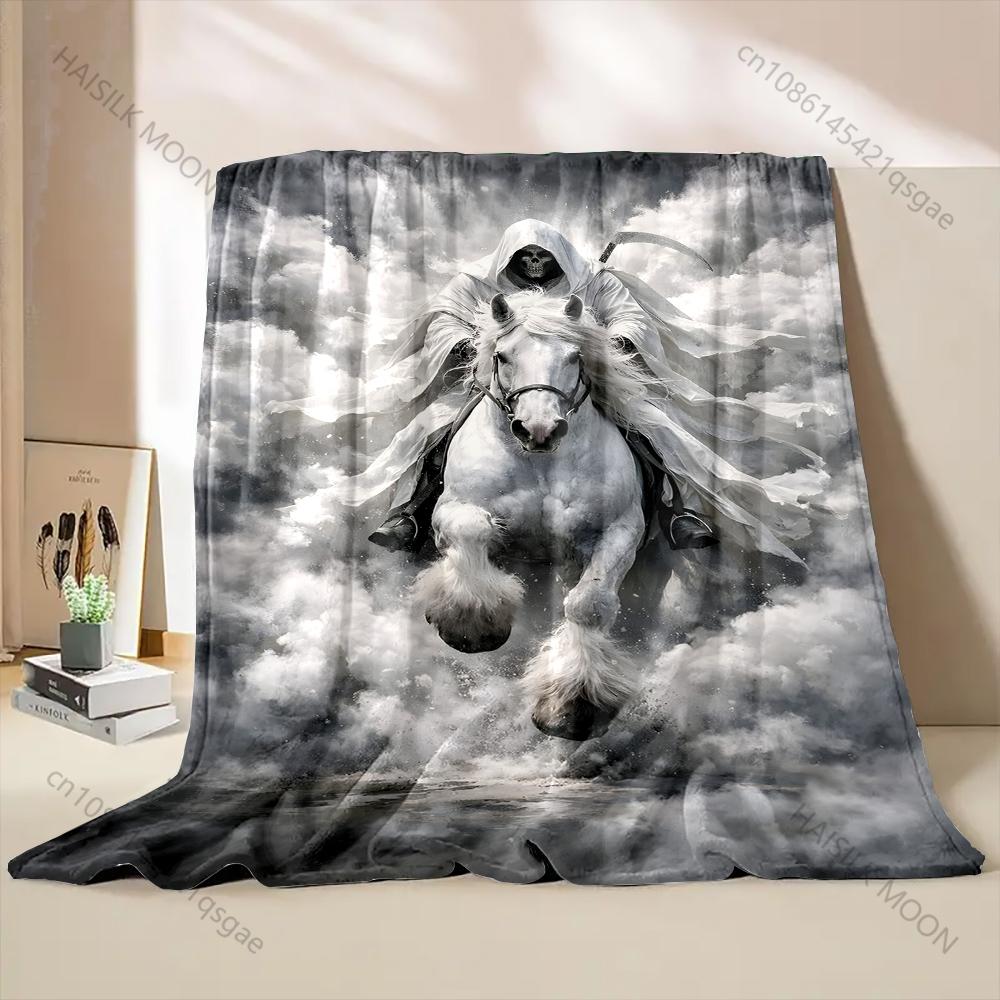Multiple sizes Grim Reaper rides through clouds Print Blanket Warm Soft for Children Adults Luxury Gifts Home Sofa Travel 75x90cm
Multiple sizes Grim Reaper rides through clouds Print Blanket Warm Soft for Children Adults Luxury Gifts Home Sofa Travel 75x90cm