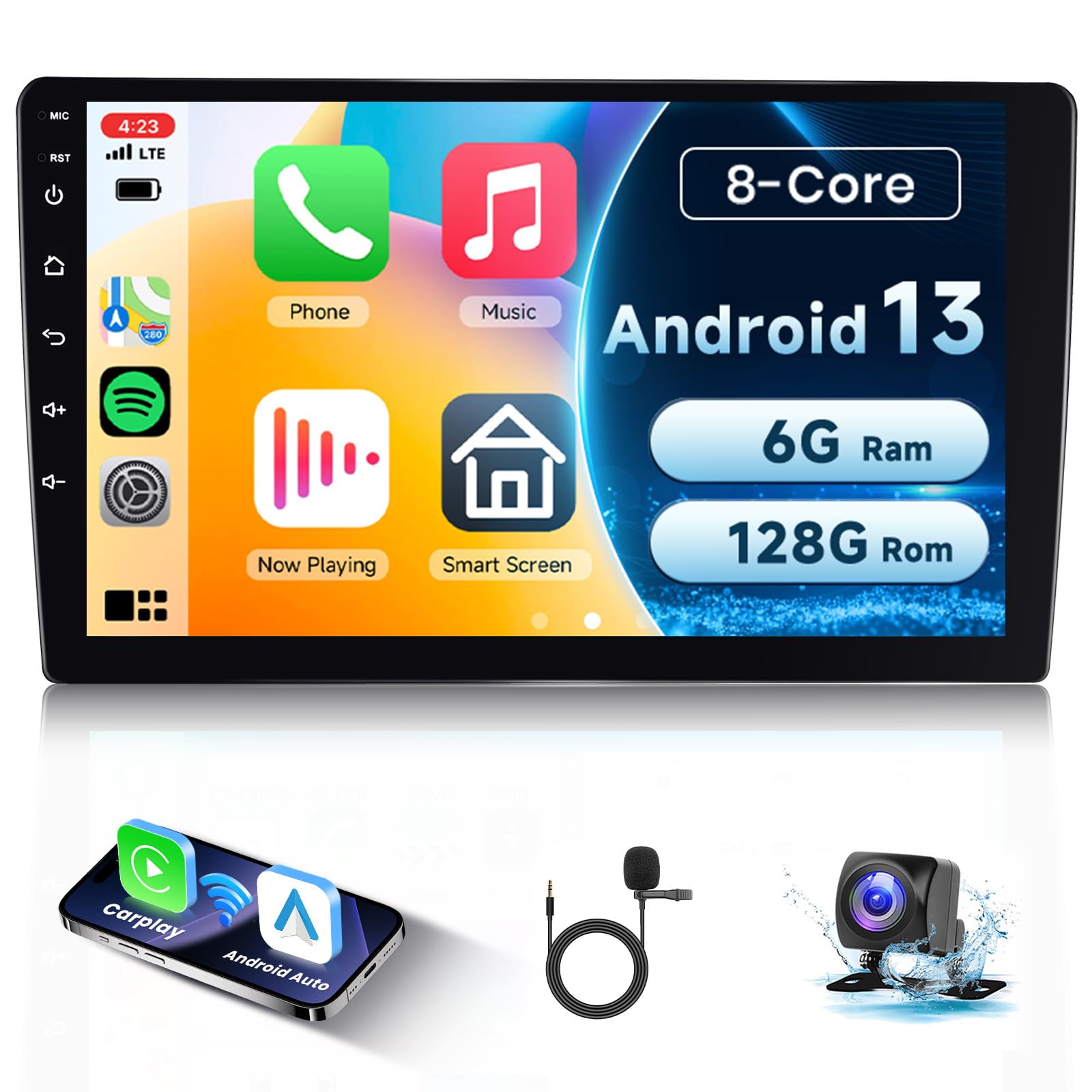 6 ГБ 128 ГБ Android Car Radio 2 Din Carplay Android Auto 2 Hodozzy дюймовый сенсорный экран Double Din Car Stereo 8 Core Car Stereo GPS Navigation WIFI
6 ГБ 128 ГБ Android Car Radio 2 Din Carplay Android Auto 2 Hodozzy дюймовый сенсорный экран Double Din Car Stereo 8 Core Car Stereo GPS Navigation WIFI