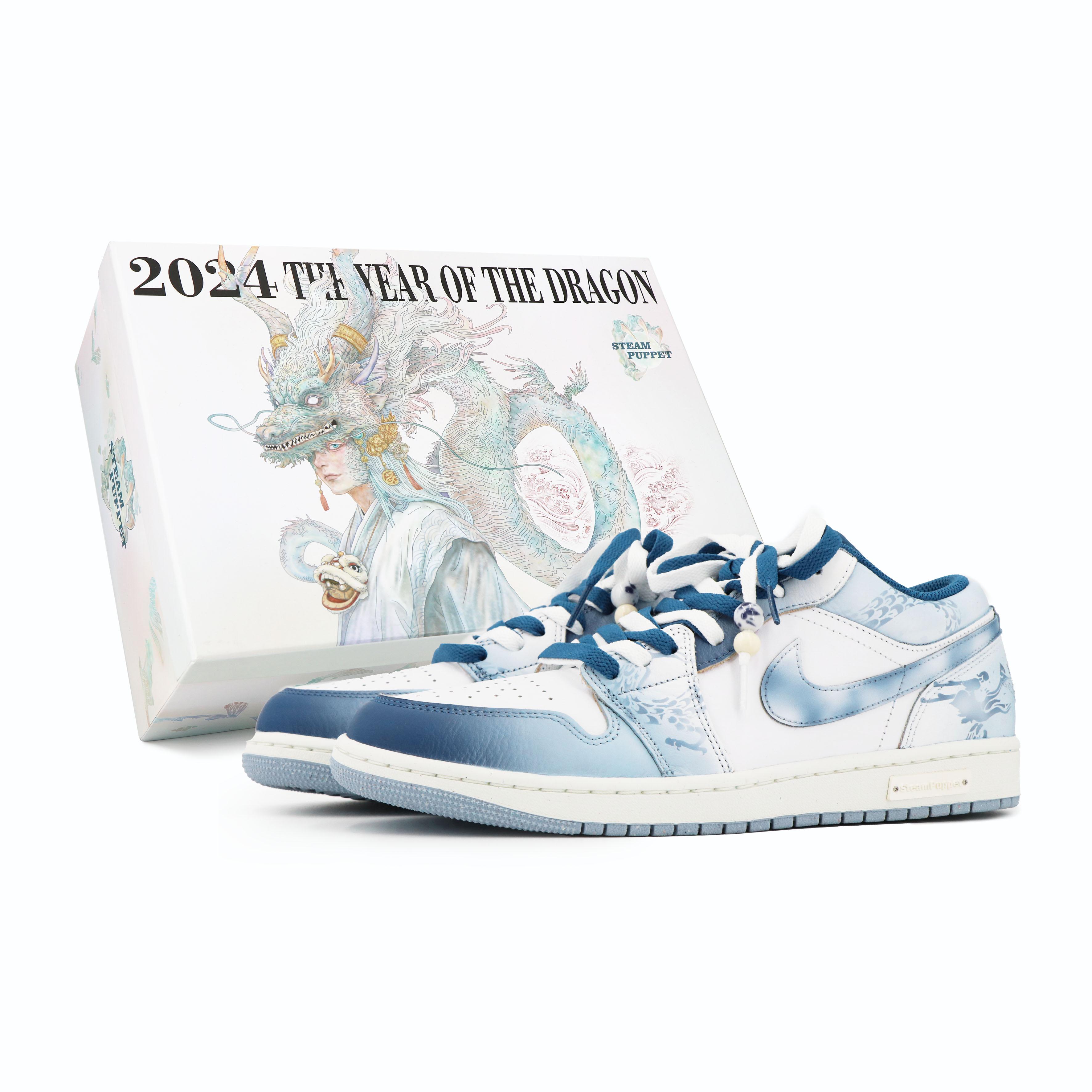 Jordan Air Jordan 1 Low Abrasion Resistant Breathable Low top Vintage Basketball Shoes Unisex Blue White FN5214-141(Team17-S-Box) 42
Jordan Air Jordan 1 Low Abrasion Resistant Breathable Low top Vintage Basketball Shoes Unisex Blue White FN5214-141(Team17-S-Box) 42