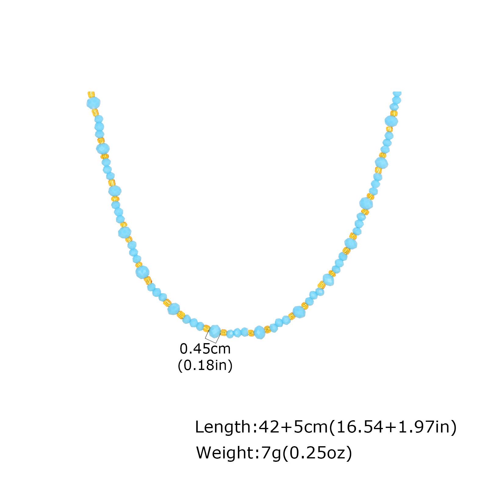 Accessories Bohemian Holiday Blue Rice Ball Stainless Steel Rice Ball Necklace Women S 2743
Accessories Bohemian Holiday Blue Rice Ball Stainless Steel Rice Ball Necklace Women S 2743