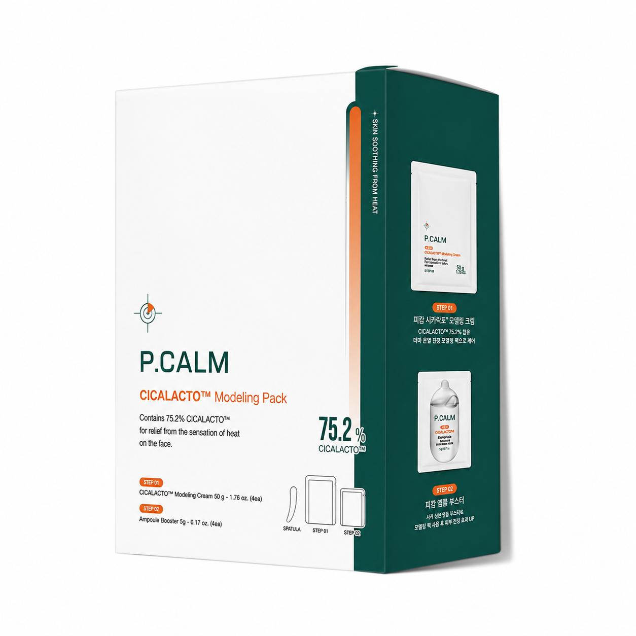 P.CALM Cicalacto Modeling Pack Soothing & Moisture Lock Barrier Care 55g x 4ea
P.CALM Cicalacto Modeling Pack Soothing & Moisture Lock Barrier Care 55g x 4ea