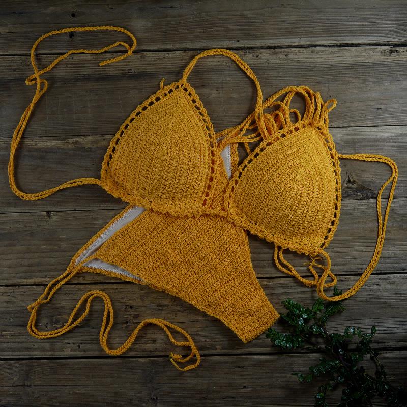 Handmade Crochet Cotton Push-up Bikini Set Small оранжевый
Handmade Crochet Cotton Push-up Bikini Set Small оранжевый
