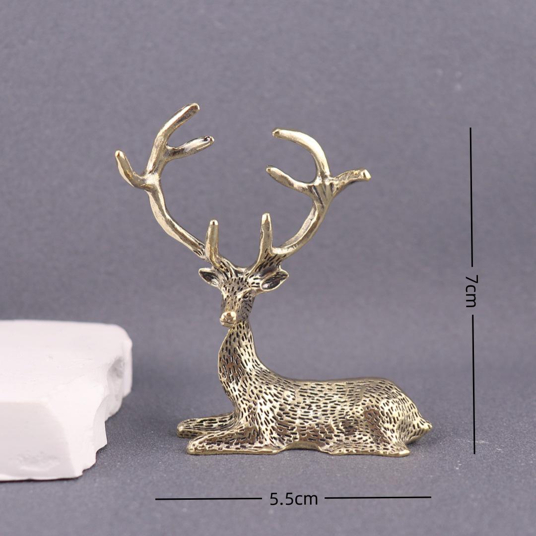 Aged Brass Elk Figurine: Decorative Handcrafted Elk Statue for Home or Office
Aged Brass Elk Figurine: Decorative Handcrafted Elk Statue for Home or Office