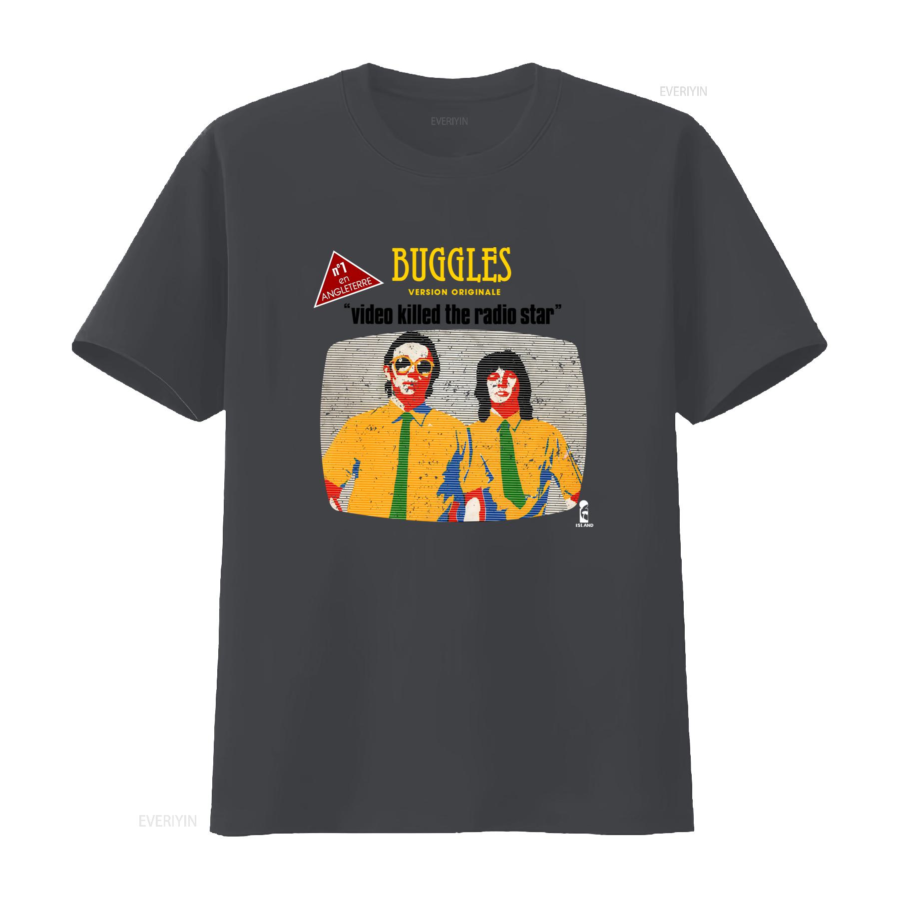 The Buggles Video Killed Radio Star Retro Album Cover Music Fan Distressed T Shirt vintage Washed Unisex homme streetwear 4XL
The Buggles Video Killed Radio Star Retro Album Cover Music Fan Distressed T Shirt vintage Washed Unisex homme streetwear 4XL