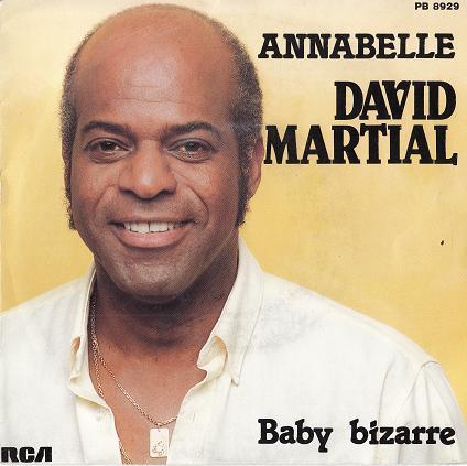 7inch Record DAVID MARTIAL Annabelle Baby Bizarre PB8929 RCA 1982 France SoulFunk Used
7inch Record DAVID MARTIAL Annabelle Baby Bizarre PB8929 RCA 1982 France SoulFunk Used