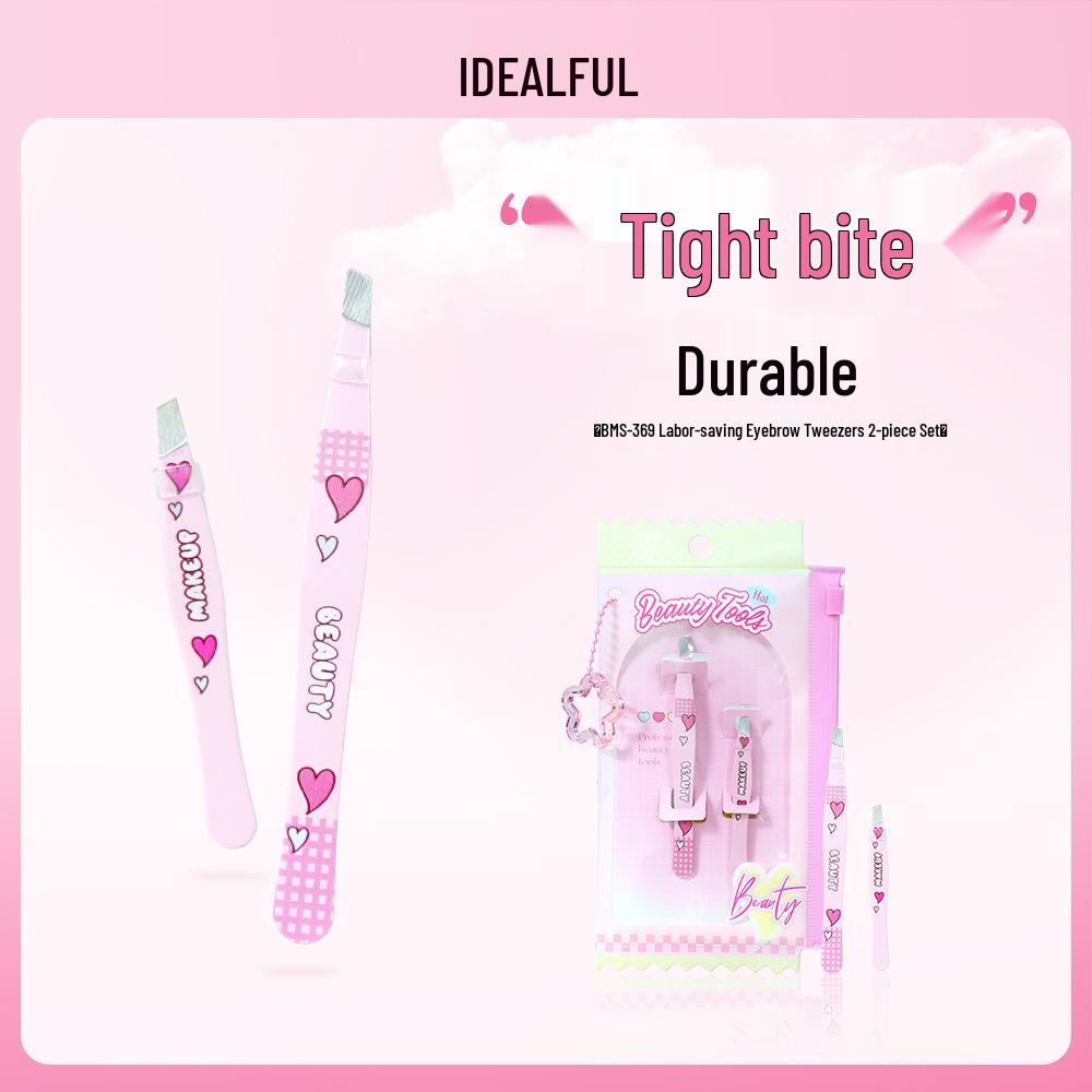 Candy Series Effort-Saving Eyebrow Tweezers 2-Pack: Slanted Tip for Perfect Eyebrow Shaping
Candy Series Effort-Saving Eyebrow Tweezers 2-Pack: Slanted Tip for Perfect Eyebrow Shaping